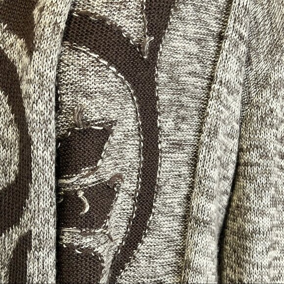 ETERNAL SUNSHINE CREATIONS Boho Print Wool Blend Open Cardigan P - Picture 7 of 11
